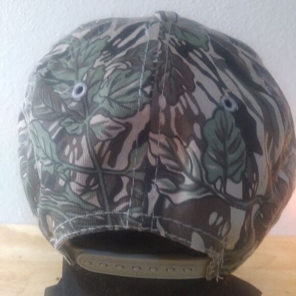 Deadstock Vintage Chambers Security Services Bodyguard Camouflage Snap Back Hat - Picture 5 of 8